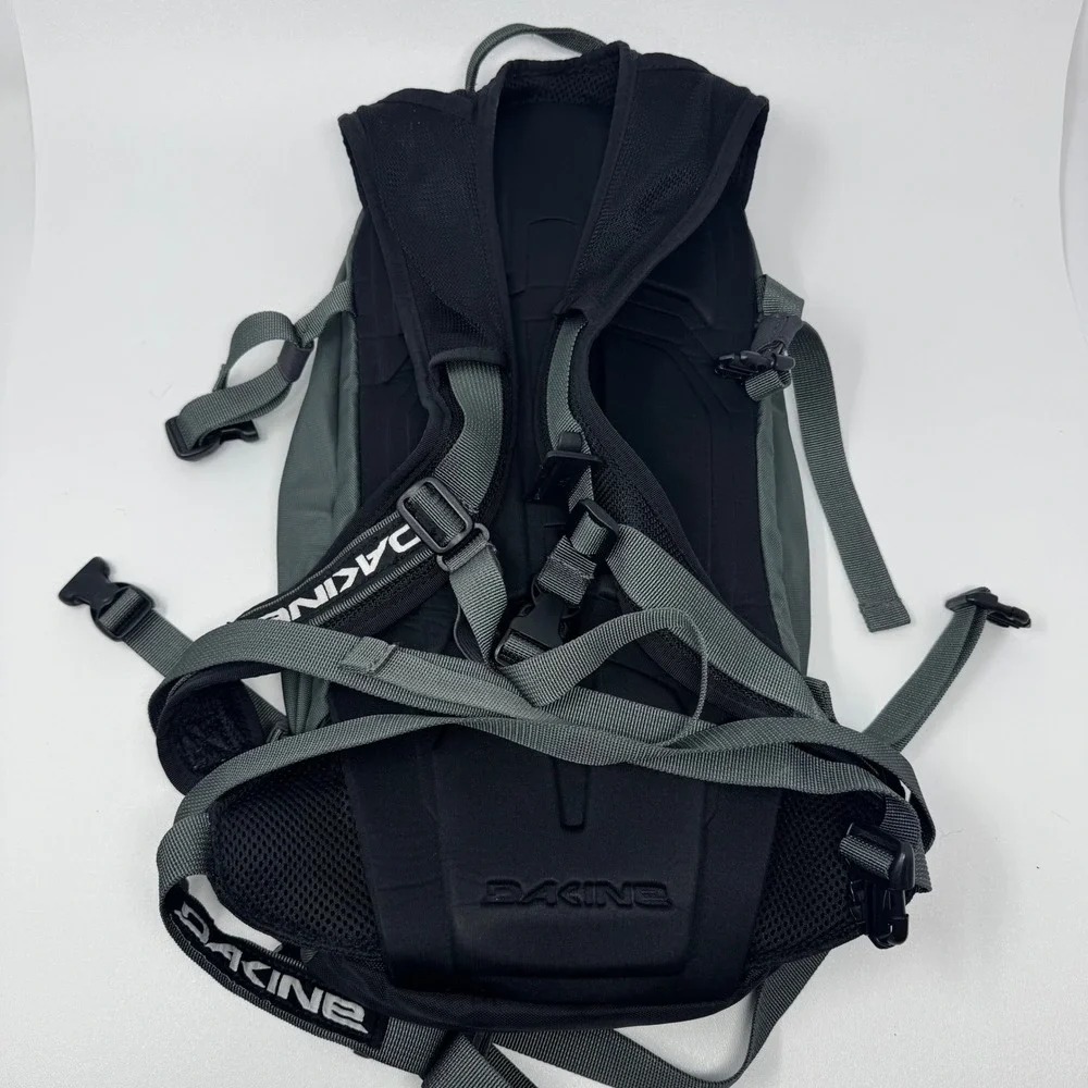 Dakine Drafter Backpack Red Gray Black Mountain Biking Hiking - No Hydrpack